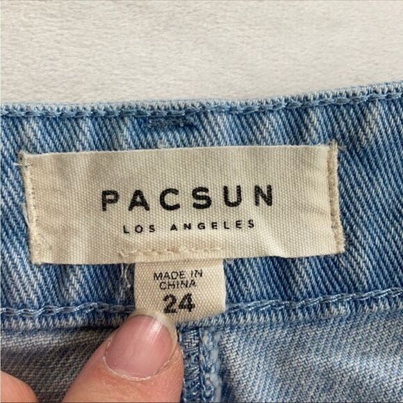 PacSun Patch Work Jean Skirt - Picture 3 of 9
